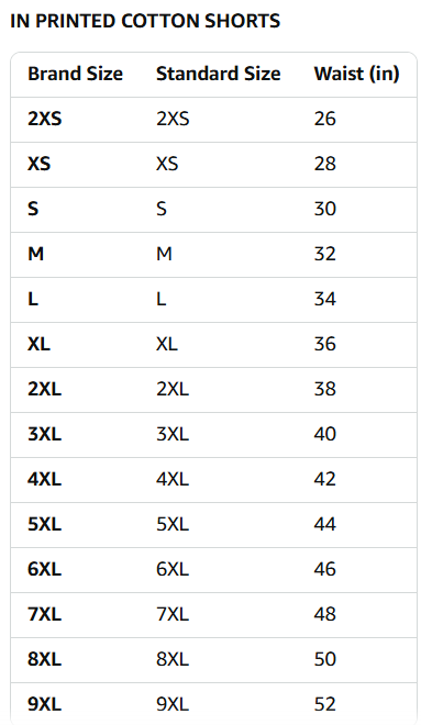 Size Guide Image